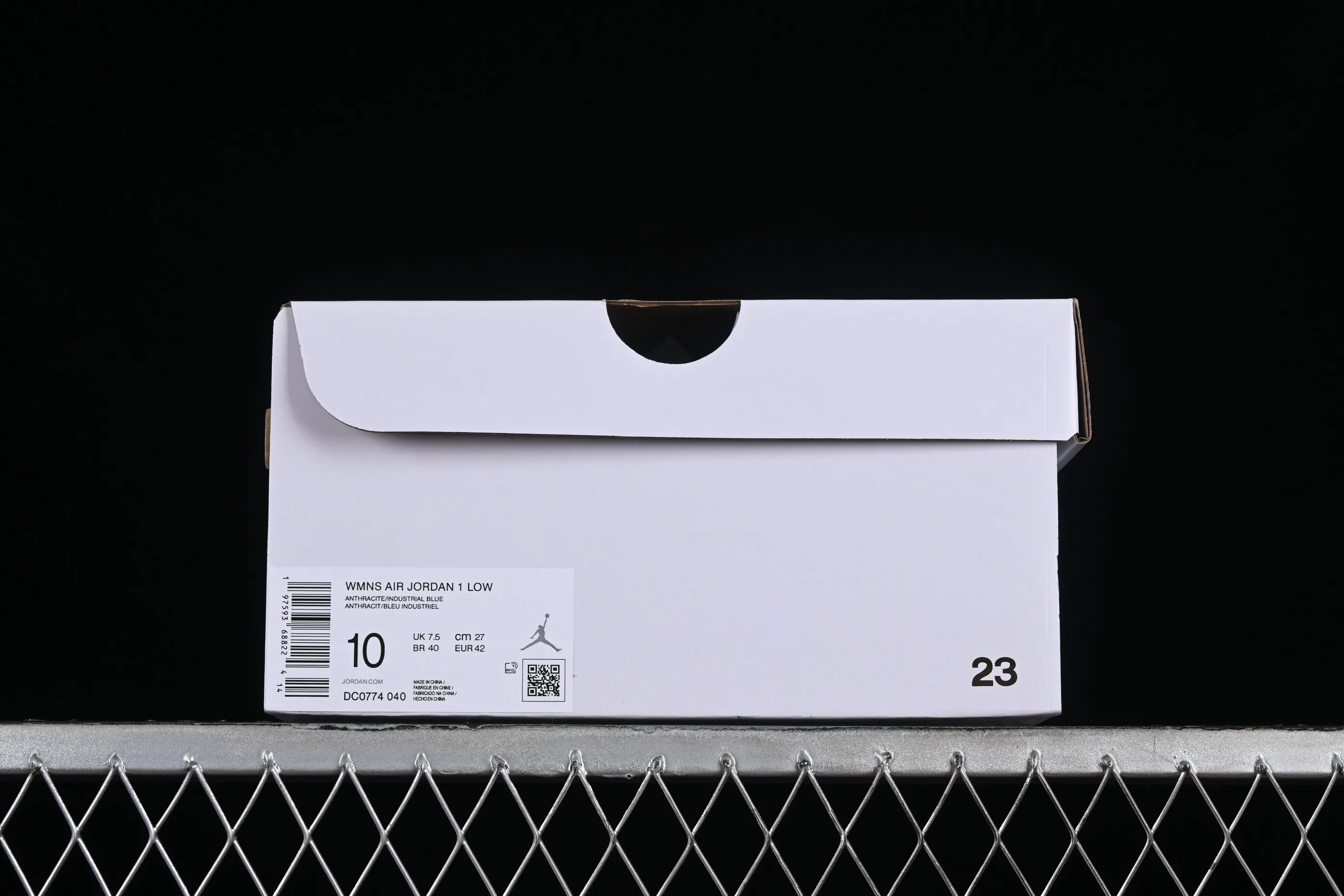 All categories Air Jordan Jordan series basketball shoes Air Jordan 1 Low G version pure original Air Jordan 1 Low AJ1 Joe 1 black gray blue hook low-top cultural basketball shoes DC0774-040